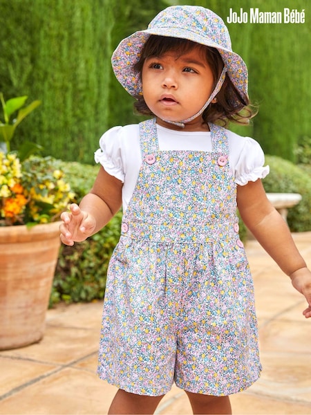 JoJo Maman Bébé Ditsy Print Culotte Dungarees (831194) | 38 €