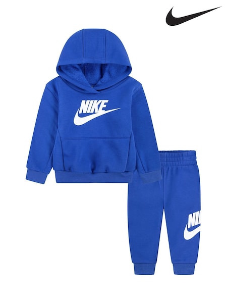 Niebieski - Nike Infant Club Fleece Tracksuit (832705) | 220 zł