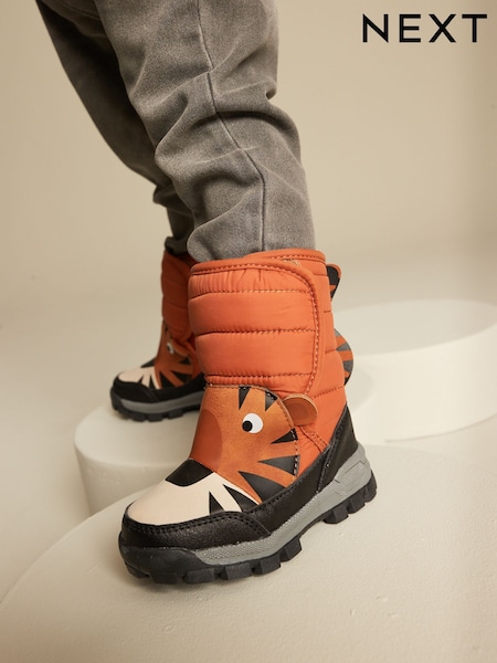 Rust Brown Tiger Character Snowboot' (832777) | €42 - €48