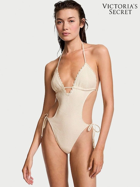 Victoria's Secret Linen Nude Crochet Swimsuit (833147) | €48