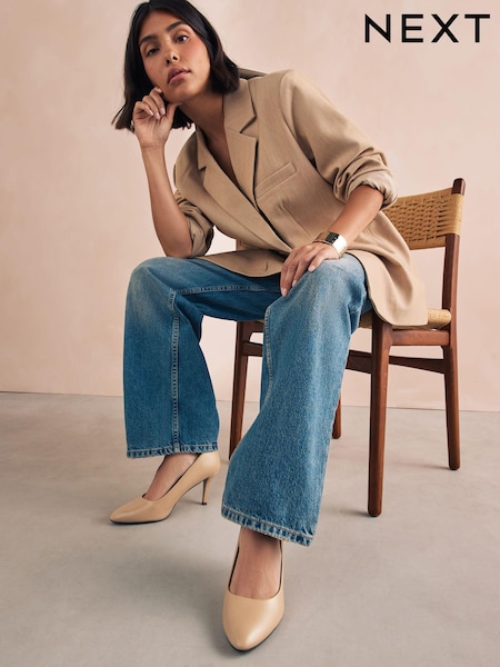 Nude camel - Zapatos de salón con tacón y puntera cerrada Forever Comfort® (835279) | 38 €