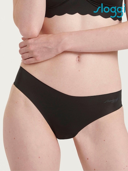 Noir - String Sloggi ZERO en microfibre 2.0 (835324) | € 7