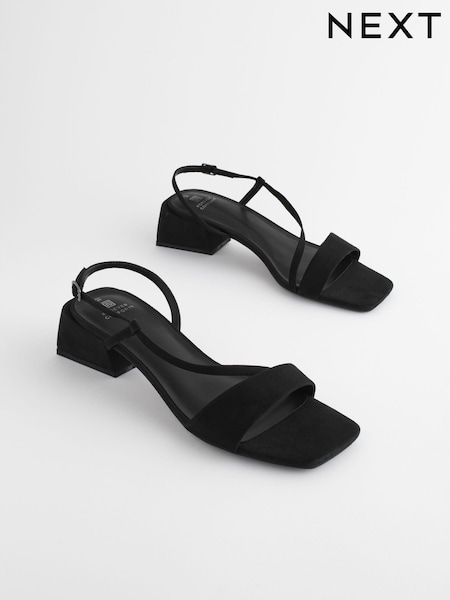 Black Forever Comfort® Flare Block Sandals (835413) | €10