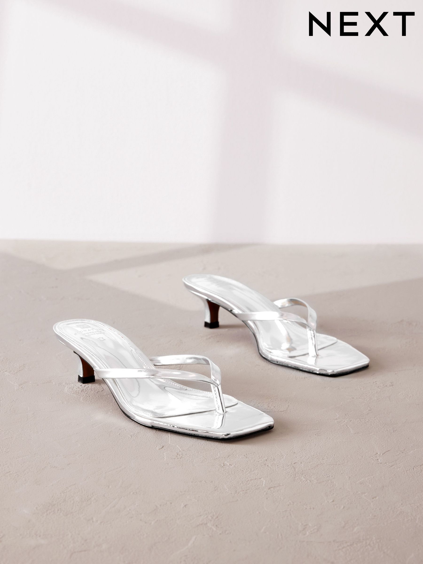Women s Mules Metallic Standard Footwear Next Luxembourg