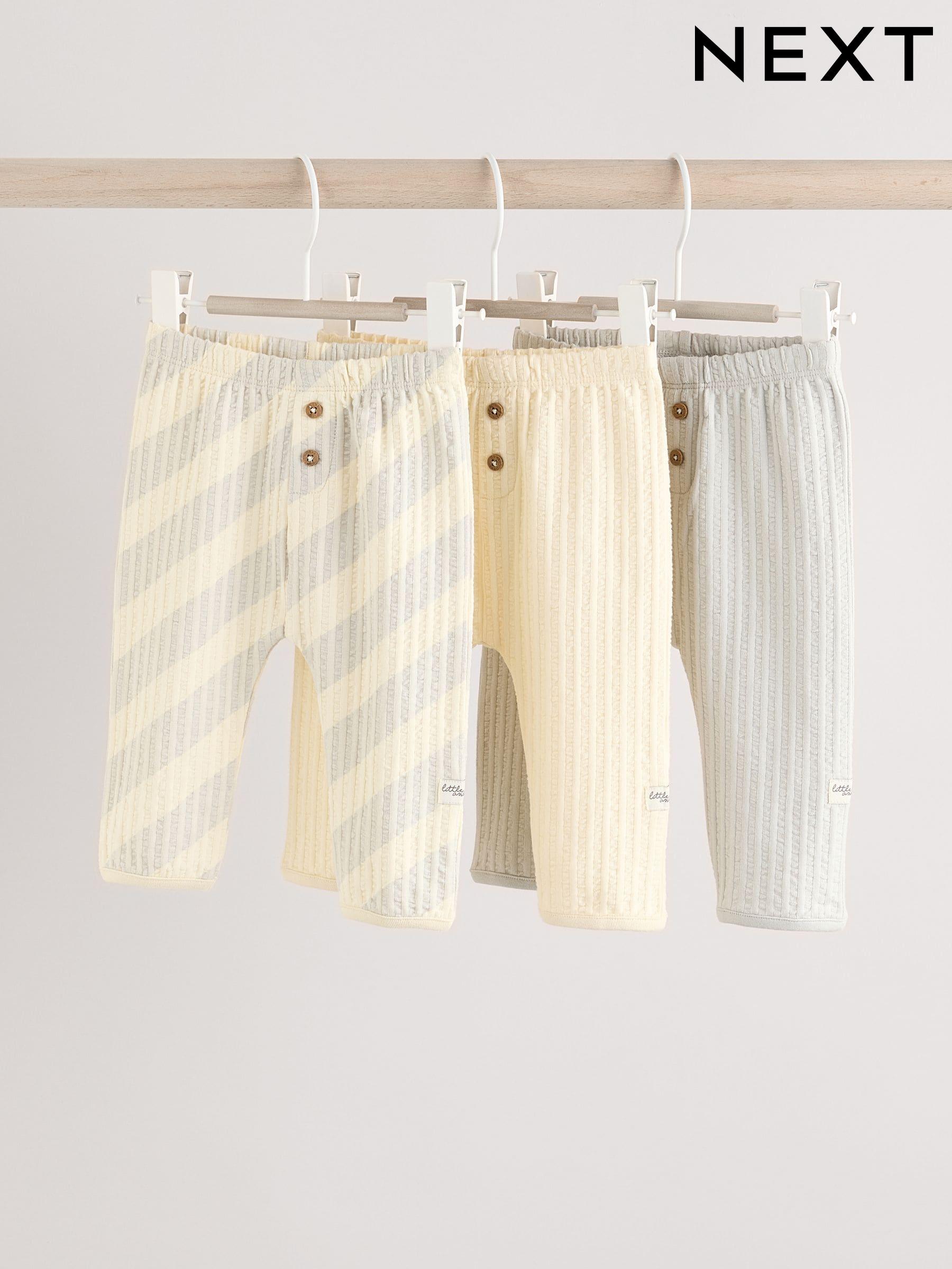 Striped baby leggings top