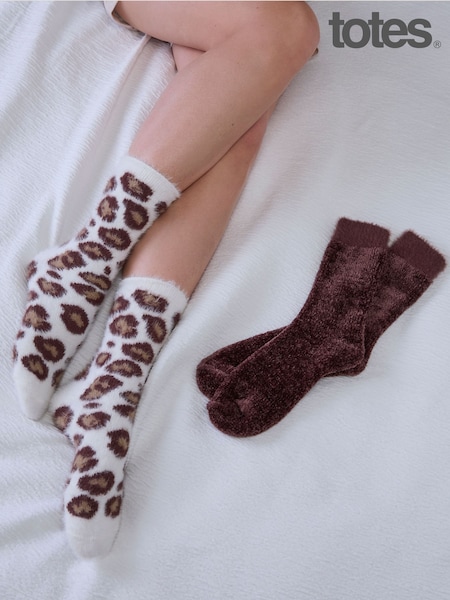 Braun - Totes Super Soft Cosy Bed Socks