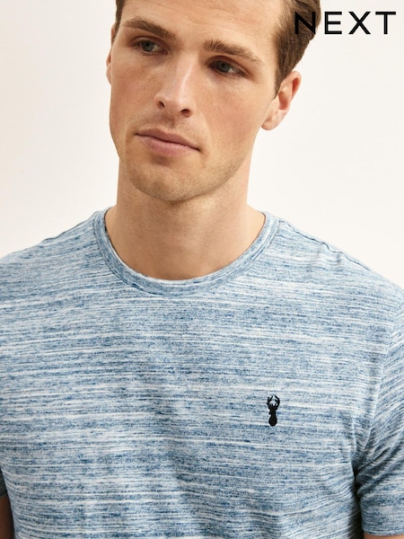 Light Blue Single Stag Marl T-Shirt (837021) | €9