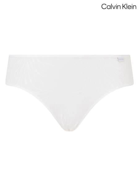 Calvin Klein White Sheer Marquisette Lace Bikini (837540) | €17