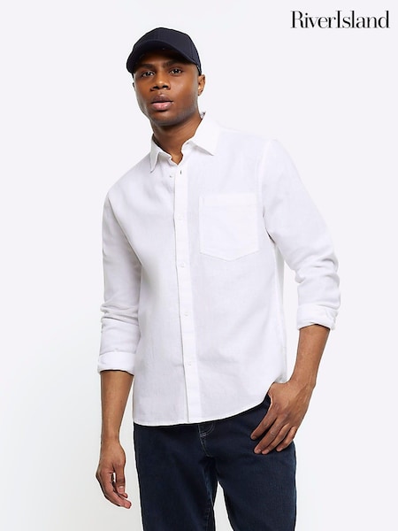 River Island 100% Cotton Long Sleeve Shirt (837996) | €38
