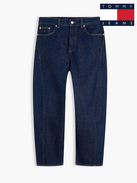 Albastru - Regular Tommy Jeans Ashton Barrel Twisted Seam Jeans
