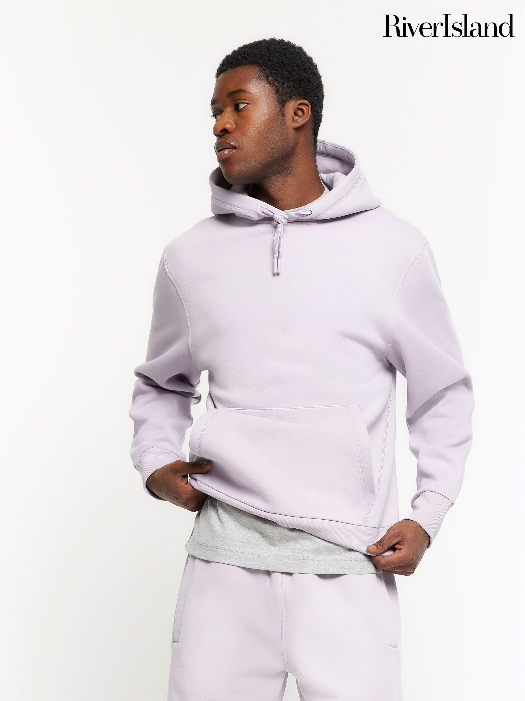 River island grey hoodie sale
