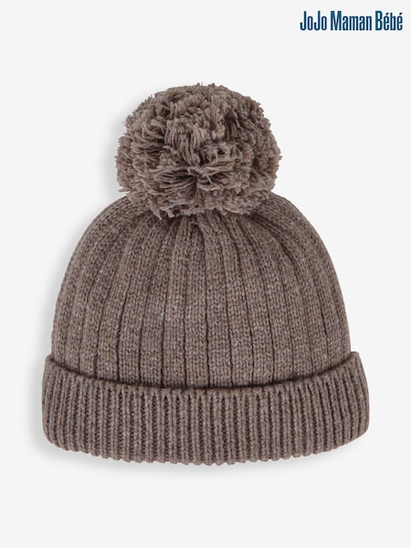 Ruskea - Jojo Maman Bébé Cosy Rib Hat (838792) | €24