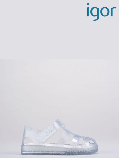 Igor Clear Star Glitter Transparent Sandals (839719) | $53