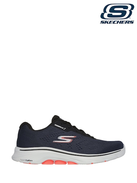 Skechers Black/Navy Go Walk 7 Avalo Trainers (839816) | AED230