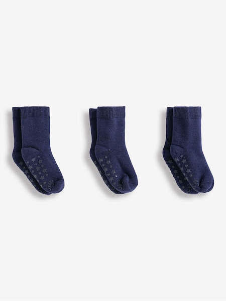 Marineblau/blau - JoJo Maman Bébé 3-Pack Extra Thick Socks (83N450) | 17 €
