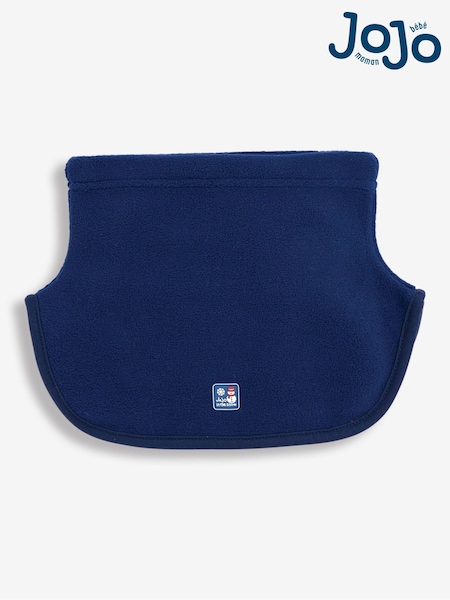 JoJo Maman Bébé Navy Blue Polarfleece Neck Cosy Scarf (83X806) | €20