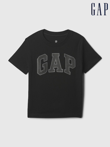 Gap Black Cotton Logo Short Sleeve Crew Neck Baby T-Shirt (840160) | €11