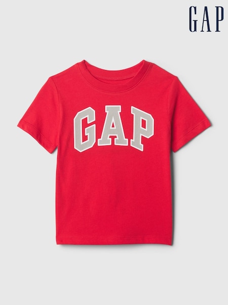 Gap Red Logo Short Sleeve Crew Neck T-Shirt (Newborn-5yrs) (840167) | €11