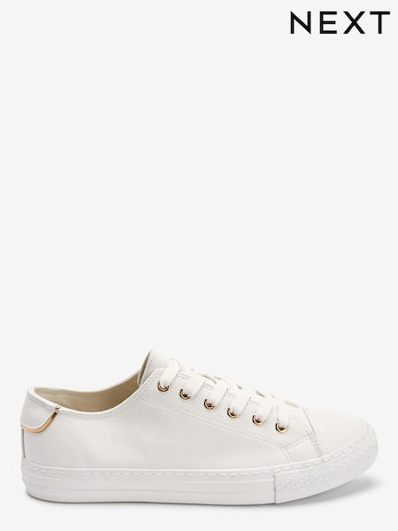 White Wide Fit Baseball Trainers (840458) | €14