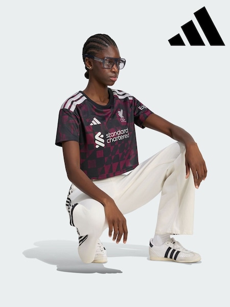 Schwarz - Adidas Liverpool Fc 26/27 Third Crop Jersey