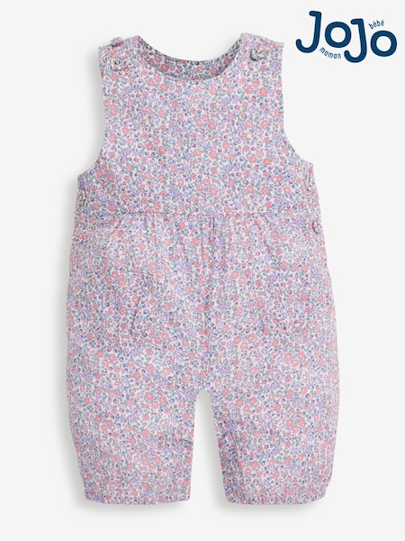 JoJo Maman Bébé Pink Pastel Ditsy Floral Floral Dungarees (840945) | €37