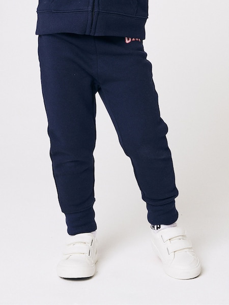 Gap Navy Blue Logo Pull On Fleece-Lined Joggers (Newborn-5yrs) (841049) | €17