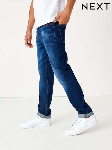 Индиго - Mega Stretch Adjustable Waist Jeans (3-16yrs) (841304) | €14 - €19