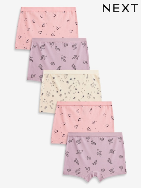 Roza/vijolična/rumena - Short Briefs 5 Pack (2-16yrs) (841505) | € 12 - € 18