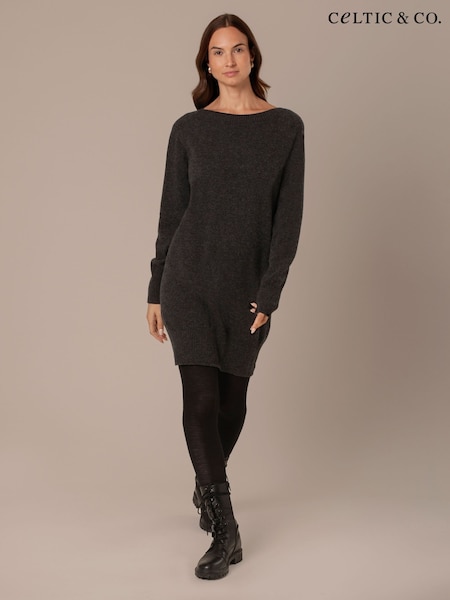 Gris - Vestido holgado supersuave de Celtic & Co.