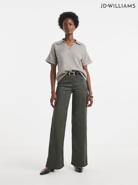 Verde - Jd Williams Wide Leg Regular Jeggings