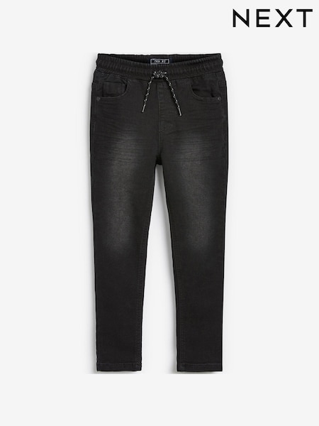 Black Skinny Fit Stretch Elasticated Waist Jeans (3-16yrs) (843409) | €20 - €28