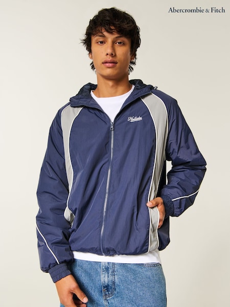 Blue - Regular Ypb Abercrombie & Fitch Street Sport Windbreaker