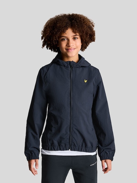 Lyle & Scott Navy Blue Boys Hooded Jacket (844476) | AED189 - AED204
