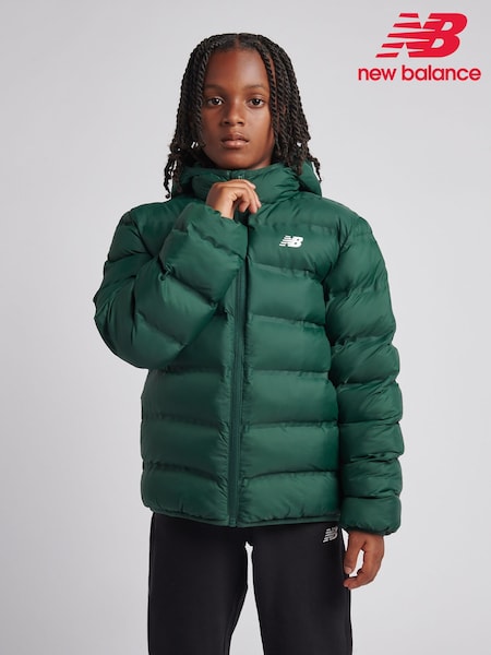 Green - New Balance Bond Quilted Jacket