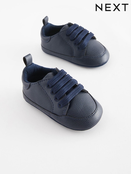 Marineblau/blau - Lace-Up Baby Trainers (0-24mths) (845078) | 7 € - 8 €