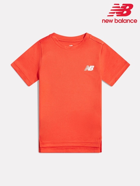 Rød - New Balance Essential Athletic T-shirt