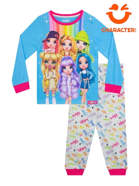 Character Blue Rainbow High Long Leg Pyjamas (845271) | AED55