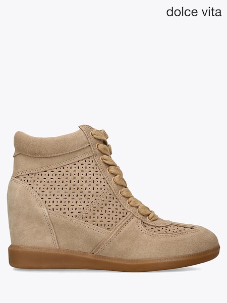 Brown - Dolce Vita Irlah Suede Trainers
