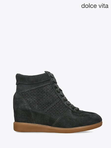 Dark Grey - Dolce Vita Irlah Suede Trainers