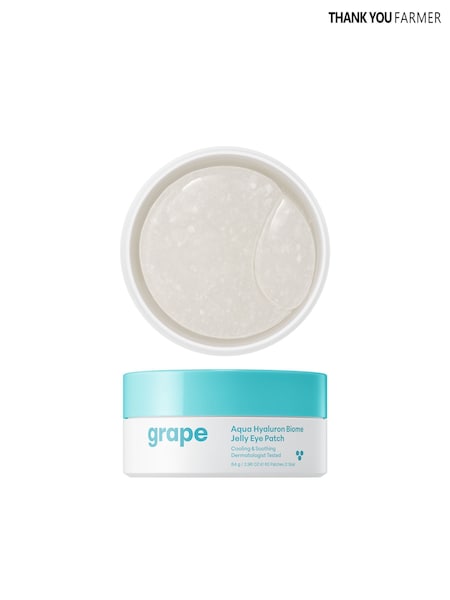 Thank You Farmer Grape Aqua Hyaluron Biome Jelly Eye Patches