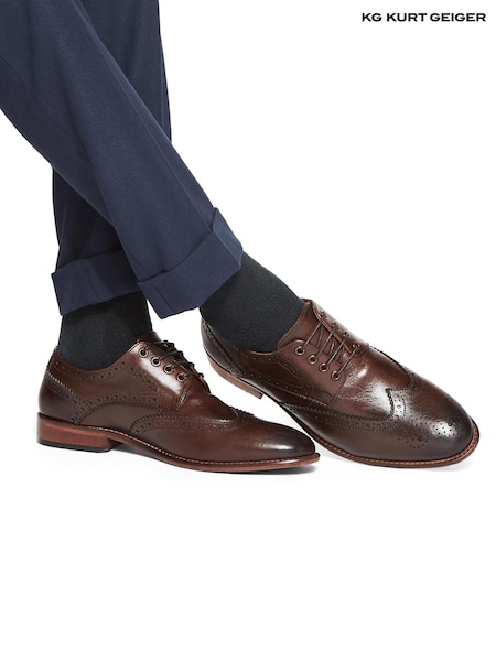 KG Kurt Geiger Brown Connor Brogue Shoes (847155) | 112 €