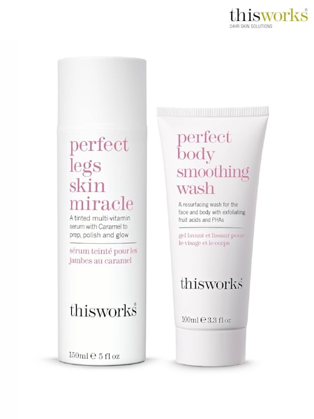 This Works Legs Skin Miracle & Smoothing Wash Gift Set (worth £55)