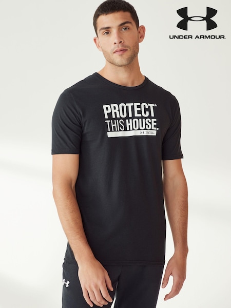 Under Armour Black Protect This House Short Sleeve T-Shirt (848336) | €16