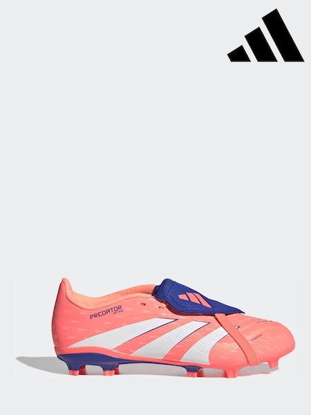 Orange - Adidas Predator League Fold-over Tongue Firm/multi-ground Boots