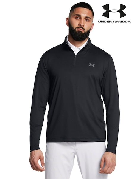 Under Armour Black Golf MatchPlay Quarter Zip Sweatshirt (848765) | €78