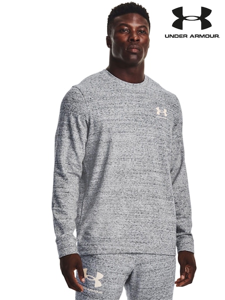 Under Armour Grey Rival Terry Crew Sweat Top (849078) | €36