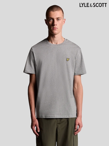 Ашық сұр - Regular Lyle & Scott Plain T-shirt