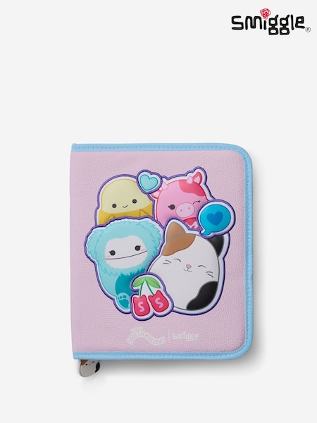 أرجواني - Smiggle Squishmallows Zip It Hardtop Stationery Gift Pack