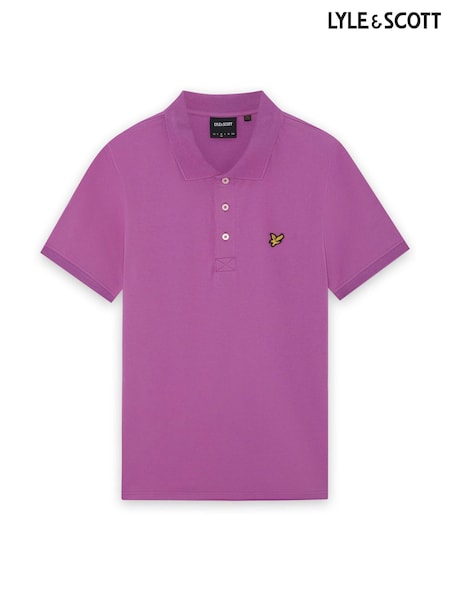 Dark Pink - Regular Lyle & Scott Classic Polo T-shirt