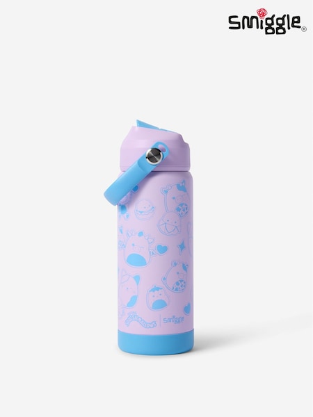 Violet - Smiggle Squishmallows Squiggle Insulated Stainless Steel Drink Bottle